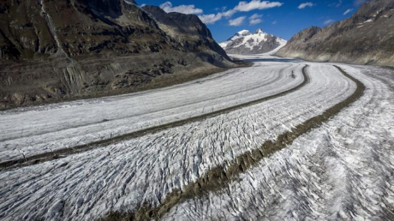 The result, it said, was that the thick snow layer quickly disappeared and the strong melt continued until early September. (Photo: AFP) The result, it said, was that the thick snow layer quickly disappeared and the strong melt continued until early September. (Photo: AFP)