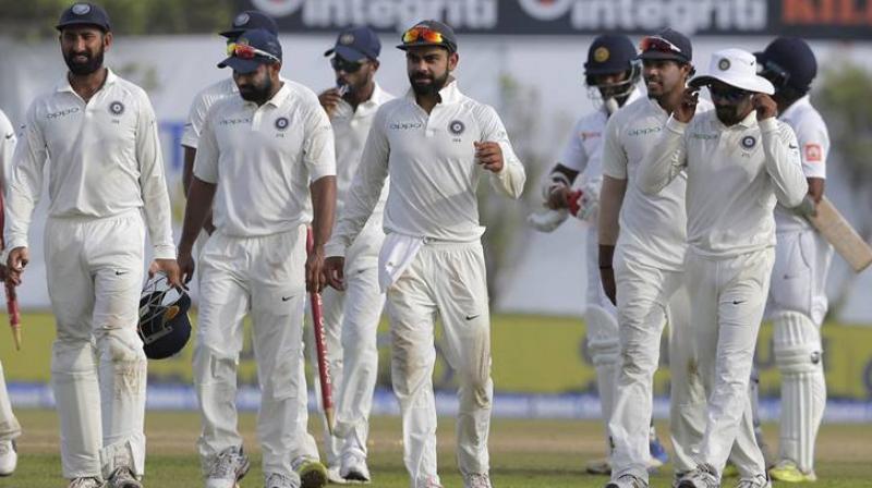 The Indian team will test themselves in two Test matches from August 22 to 26 at the Vivian Richards Cricket Ground in Antigua. (Photo: AFP) The Indian team will test themselves in two Test matches from August 22 to 26 at the Vivian Richards Cricket Ground in Antigua. (Photo: AFP)