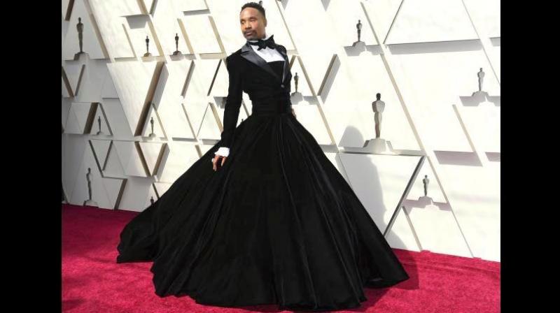 Billy Porter in a tuxedo-gown by Christian Siriano at 91st Academy Awards. (Photo: AP) Billy Porter in a tuxedo-gown by Christian Siriano at 91st Academy Awards. (Photo: AP)