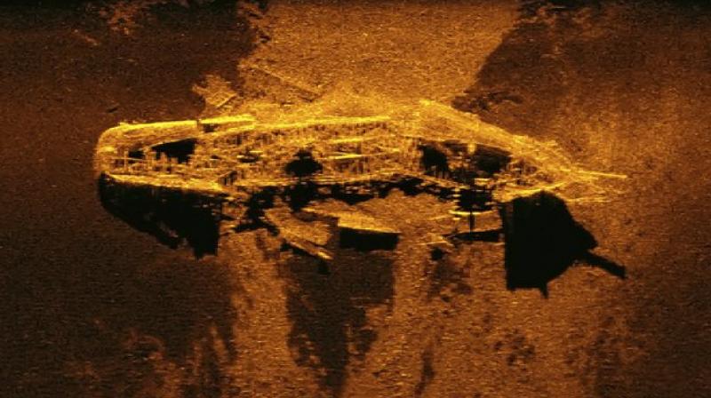 The report found the splintered wreck was most likely sunk by an explosion. (Photo: AP) The report found the splintered wreck was most likely sunk by an explosion. (Photo: AP)