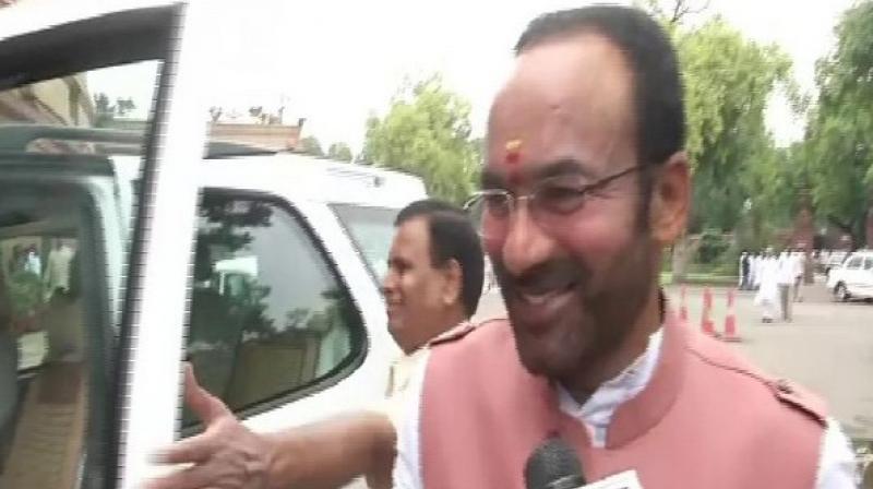As soon as Reddy arrived in the parliament complex Wednesday, he smiled at the reporters and said: 'I have no idea about Hafiz Saeed's arrest.' (Photo: ANI) As soon as Reddy arrived in the parliament complex Wednesday, he smiled at the reporters and said: 'I have no idea about Hafiz Saeed's arrest.' (Photo: ANI)