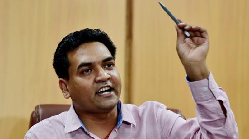Suspended Aam Aadmi Party (AAP) leader Kapil Mishra (Photo: PTI) Suspended Aam Aadmi Party (AAP) leader Kapil Mishra (Photo: PTI)