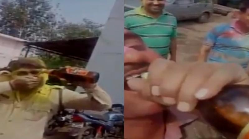 The fifteen police officers, including two ASI’s from the Chawni Police station have been suspended from duty. (Photo: Twitter) The fifteen police officers, including two ASI’s from the Chawni Police station have been suspended from duty. (Photo: Twitter)