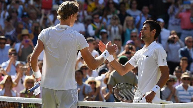 In this year's Wimbledon men's final, South African Kevin Anderson lost to Novak Djokovic in straight sets less than two days after beating John Isner 26-24 in the fifth set after more than six-and-a-half hours on court. (Photo: AFP) In this year's Wimbledon men's final, South African Kevin Anderson lost to Novak Djokovic in straight sets less than two days after beating John Isner 26-24 in the fifth set after more than six-and-a-half hours on court. (Photo: AFP)