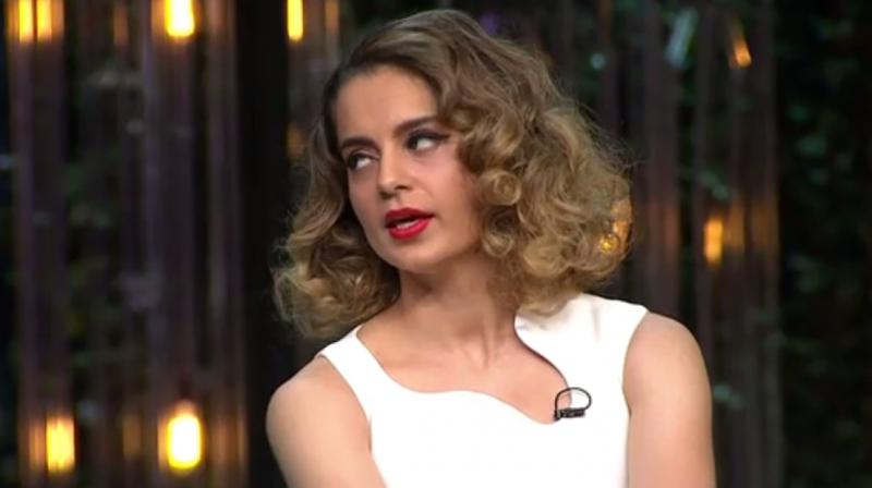 She appeared alongside her 'Rangoon' co-star, Saif Ali Khan. She appeared alongside her 'Rangoon' co-star, Saif Ali Khan.