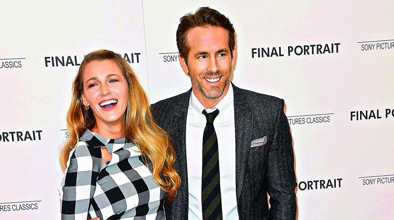 Ryan Reynolds and actress wife Blake Lively.