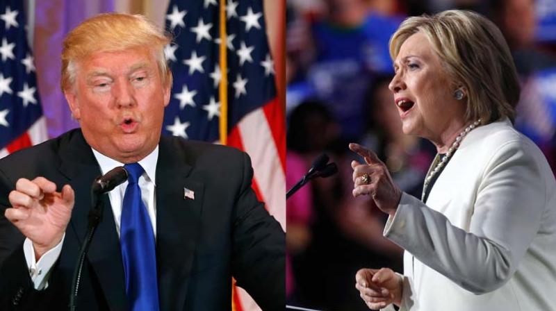 US President Donald Trump and Former US secretary of state Hillary Clinton. (Photo: AP) US President Donald Trump and Former US secretary of state Hillary Clinton. (Photo: AP)