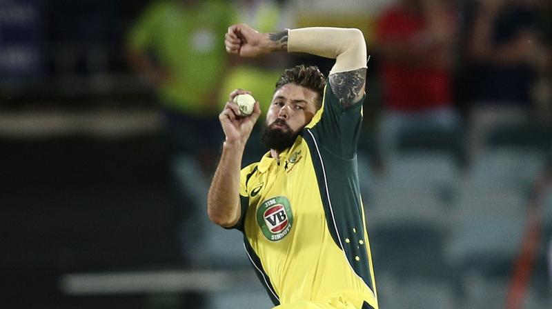 The injury to Richardson gives an opportunity to Tye, who last played for Australia in the drawn home T20 series against India in November. (Photo: AP) The injury to Richardson gives an opportunity to Tye, who last played for Australia in the drawn home T20 series against India in November. (Photo: AP)