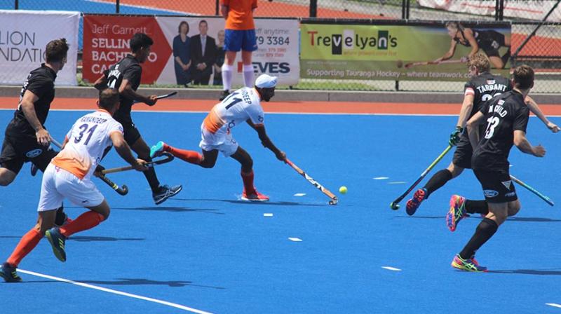 India held on to the lead with a well-rounded performance. (Photo: Hockey India) India held on to the lead with a well-rounded performance. (Photo: Hockey India)