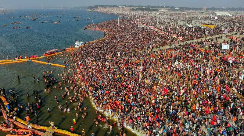 Around 12 crore people are expected to visit the Kumbh between now and Maha Shivratri on March 4, when the Mela will come to a close on Maha Shivratri day. (Photo: PTI) Around 12 crore people are expected to visit the Kumbh between now and Maha Shivratri on March 4, when the Mela will come to a close on Maha Shivratri day. (Photo: PTI)