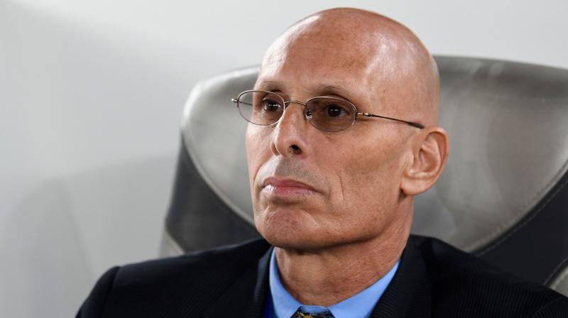 India coach Stephen Constantine stepped down Monday after an injury-time Bahrain penalty floored his side 1-0 and denied the cricket-mad nation a historic spot in the Asian Cup knockout stages. (Photo: AFP) India coach Stephen Constantine stepped down Monday after an injury-time Bahrain penalty floored his side 1-0 and denied the cricket-mad nation a historic spot in the Asian Cup knockout stages. (Photo: AFP)