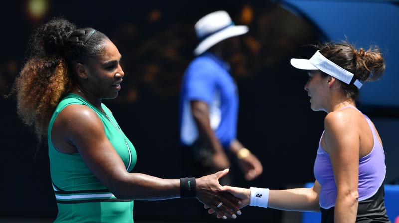 Serena Williams denied Tuesday her bid for a record-equalling 24th Grand Slam title was a distraction as her Australian Open campaign launched with a straight sets mauling of Germany's Tatjana Maria. (Photo: AFP) Serena Williams denied Tuesday her bid for a record-equalling 24th Grand Slam title was a distraction as her Australian Open campaign launched with a straight sets mauling of Germany's Tatjana Maria. (Photo: AFP)