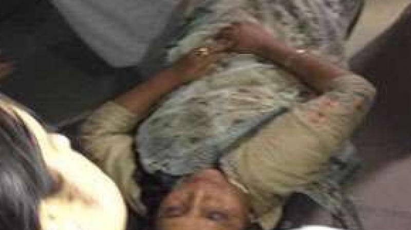 The opposition party also claimed that several AAP MLAs also sustained minor injuries and their clothes torn. (Photo: Twitter) The opposition party also claimed that several AAP MLAs also sustained minor injuries and their clothes torn. (Photo: Twitter)