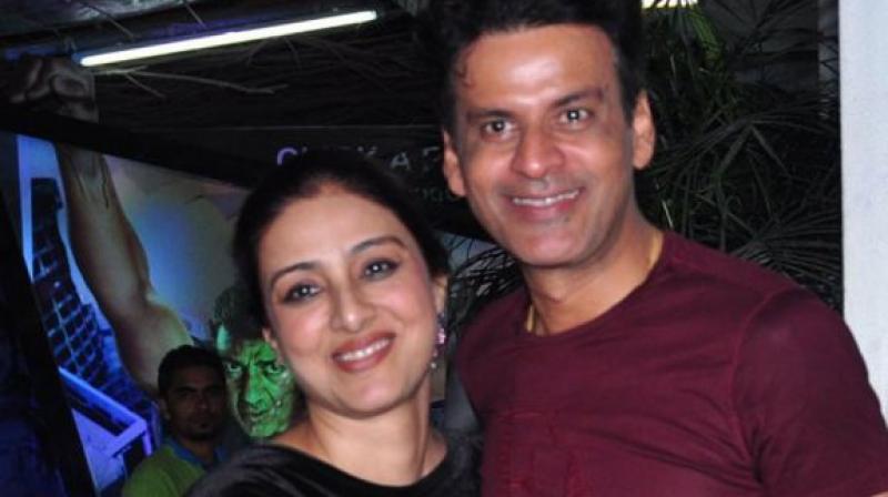 Tabu and Manoj Bajpayee. Tabu and Manoj Bajpayee.