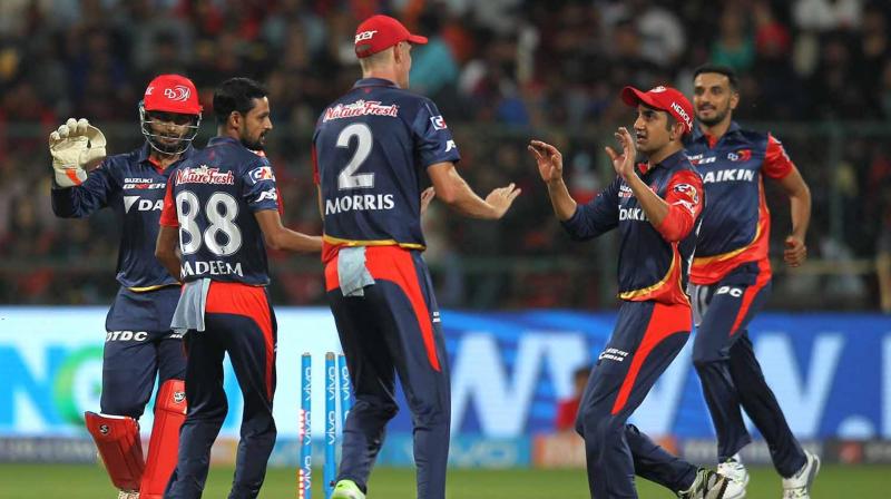 Gambhir (right) did not trouble the scoreboard as he was dismissed for just 3 runs. (Photo: BCCI) Gambhir (right) did not trouble the scoreboard as he was dismissed for just 3 runs. (Photo: BCCI)