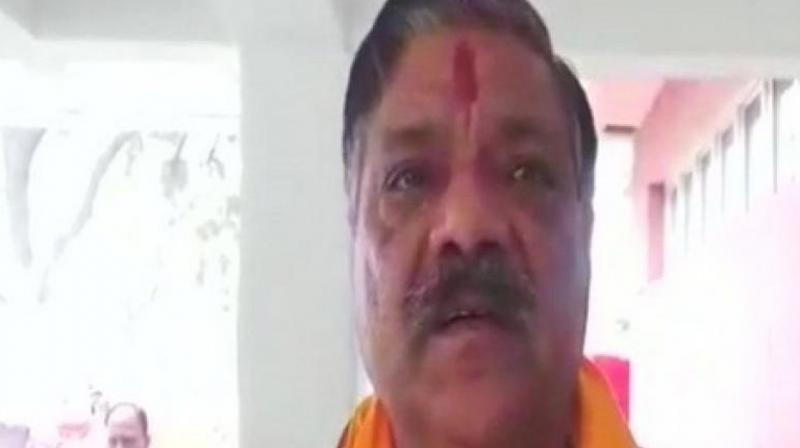 'BJP MLA Pooran Prakash was injured after stones were pelted at his car in Mathura's Jamunapur yesterday,' the Mathura SSP said. (Photo: ANI) 'BJP MLA Pooran Prakash was injured after stones were pelted at his car in Mathura's Jamunapur yesterday,' the Mathura SSP said. (Photo: ANI)