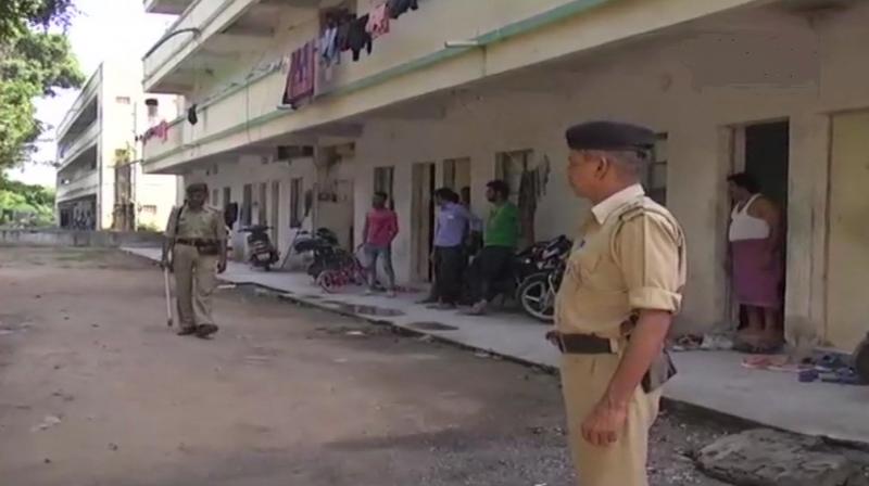 Gujarat government has urged migrant workers not to get frightened and said that appropriate actions will be taken for their security. (Photo: Twitter | ANI) Gujarat government has urged migrant workers not to get frightened and said that appropriate actions will be taken for their security. (Photo: Twitter | ANI)