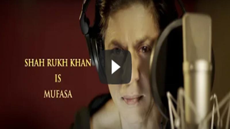 SRK as Mufasa. (Photo: YouTube) SRK as Mufasa. (Photo: YouTube)