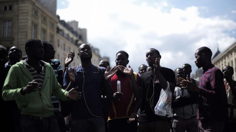 Nearly 700 protesters, the so-called black vests, protesting. (Photo: AP) Nearly 700 protesters, the so-called black vests, protesting. (Photo: AP)