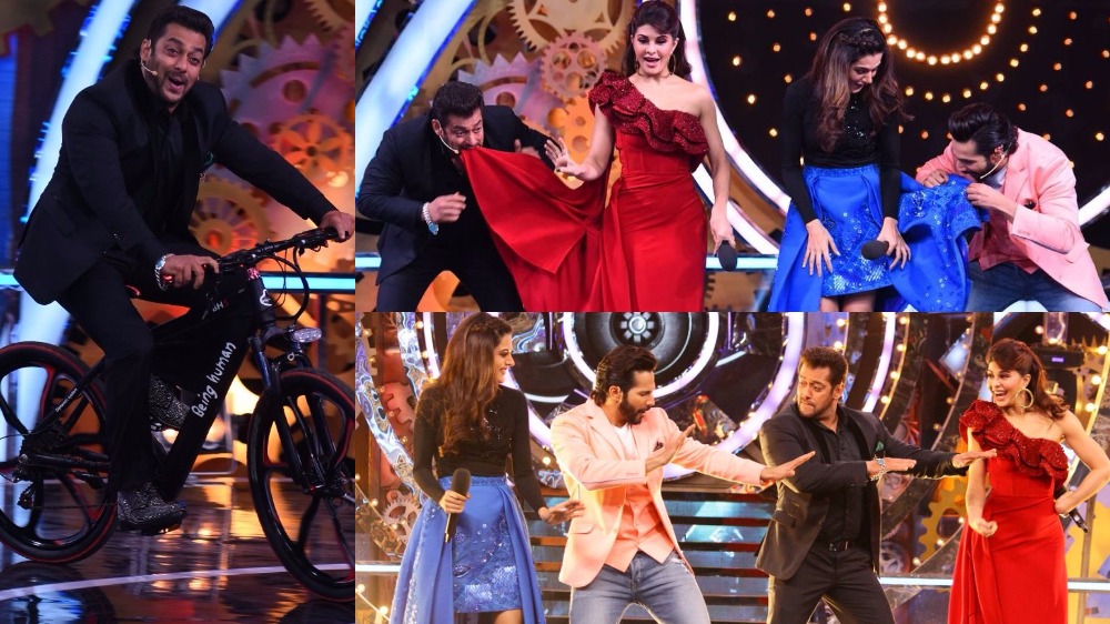 2 judwaa timings show Bigg gala Salman Boss 2 stars time a 11 and Judwaa have as