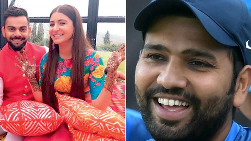 Stand-in captain Rohit Sharma, who scored his third double century in the second ODI against Sri Lanka recently, also had congratulated the duo with a humorous tweet.(Photo: PTI / Twitter) Stand-in captain Rohit Sharma, who scored his third double century in the second ODI against Sri Lanka recently, also had congratulated the duo with a humorous tweet.(Photo: PTI / Twitter)