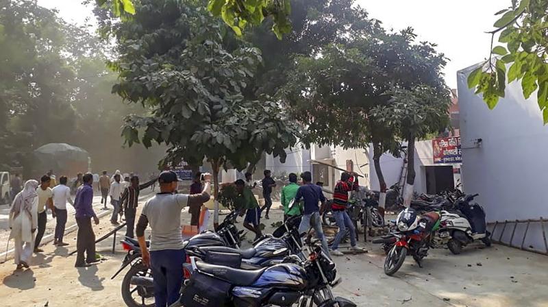 A case was filed over cow slaughter allegations which sparked the violence that led to the murder of a police officer and a local youth in Uttar Pradesh's Bulandhshar. (Photo: PTI) A case was filed over cow slaughter allegations which sparked the violence that led to the murder of a police officer and a local youth in Uttar Pradesh's Bulandhshar. (Photo: PTI)