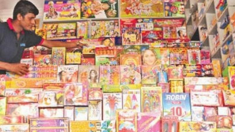 Supreme Court laid down noise and smoke emission levels and banned the sale of firecrackers online through e-commerce portals. (Representional Image) Supreme Court laid down noise and smoke emission levels and banned the sale of firecrackers online through e-commerce portals. (Representional Image)