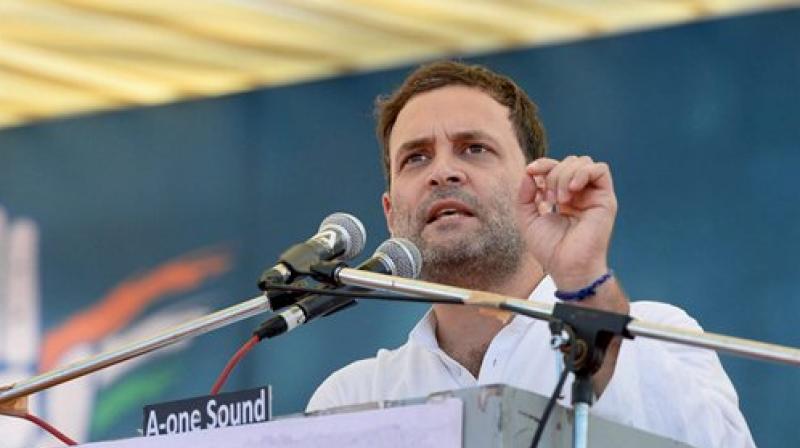 Continuing with his attacks on the government on Twitter, Gandhi said, 'Dr Jaitley, the economy is in the ICU because of notes ban and GST'. (Photo: PTI/File) Continuing with his attacks on the government on Twitter, Gandhi said, 'Dr Jaitley, the economy is in the ICU because of notes ban and GST'. (Photo: PTI/File)