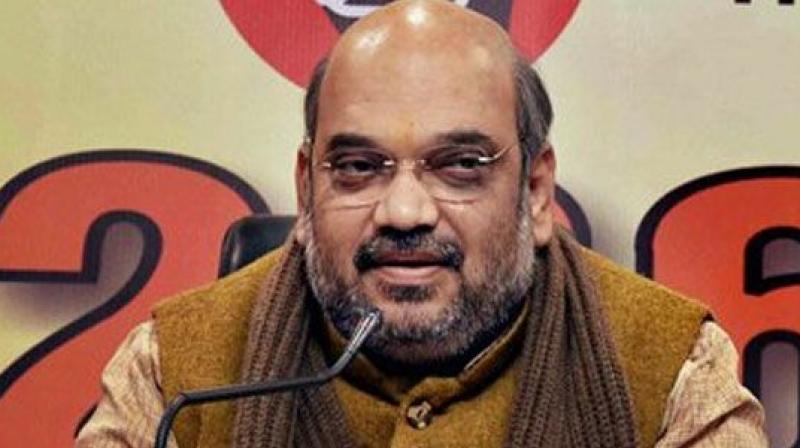 BJP national president Amit Shah. BJP national president Amit Shah.