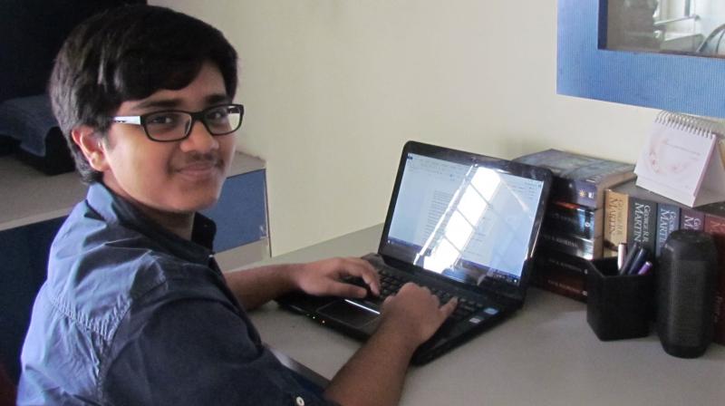 Young author Subhashish Dey Young author Subhashish Dey