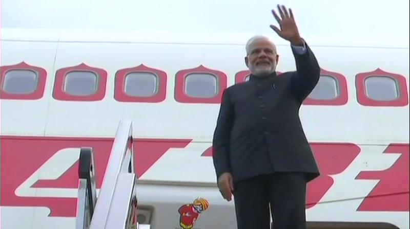 It is for the first time the Indian prime minister attended the SCO summit after India along with Pakistan became full-fledged members of the grouping, jointly dominated by China and Russia, which has been increasingly seen as a counter to NATO. (Photo: ANI/Twitter) It is for the first time the Indian prime minister attended the SCO summit after India along with Pakistan became full-fledged members of the grouping, jointly dominated by China and Russia, which has been increasingly seen as a counter to NATO. (Photo: ANI/Twitter)