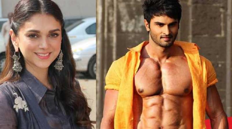 Aditi Rao Hydari and Sudheer Babu. Aditi Rao Hydari and Sudheer Babu.
