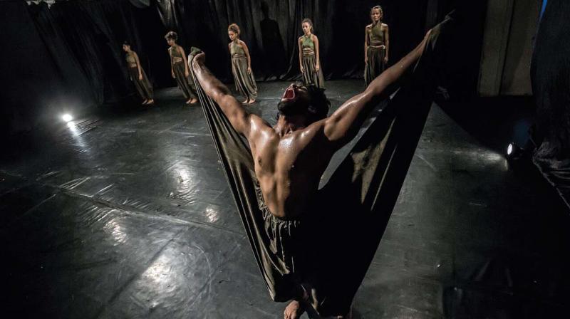 A still from the performance A still from the performance