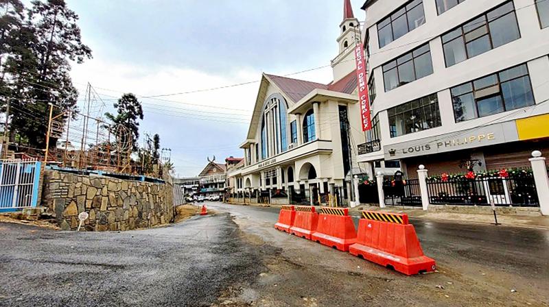 A deserted area during the Nagaland bandh called by some state organisations over the death of 13 people, who were allegedly killed by Armed Forces, in Mon district, Tuesday, Dec. 7, 2021. (PTI Photo)