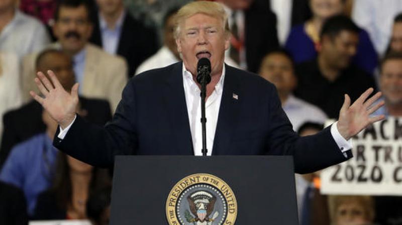 US President Donald Trump. (Photo: AP) US President Donald Trump. (Photo: AP)