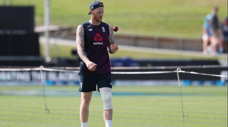 Ben Stokes returned to practice with England on Wednesday after the condition of his critically ill father improved. (Photo:Twitter)