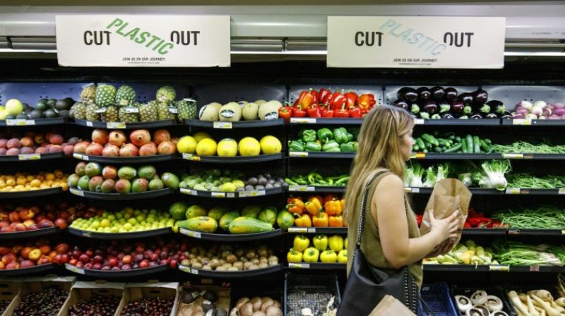 ‘I've just done my first-ever plastic-free shop,’ said May Stirling, who travelled 60 kilometres (35 miles) from the village of Ramsbury to Oxford for the university city's "unpackaging" event at the local Waitrose supermarket. (Photo: ANI) ‘I've just done my first-ever plastic-free shop,’ said May Stirling, who travelled 60 kilometres (35 miles) from the village of Ramsbury to Oxford for the university city's "unpackaging" event at the local Waitrose supermarket. (Photo: ANI)