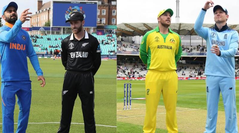 The semi-finals of the tournament will be played between India-New Zealand and Australia-England. (Photo: Cricket World Cup/Twitter) The semi-finals of the tournament will be played between India-New Zealand and Australia-England. (Photo: Cricket World Cup/Twitter)