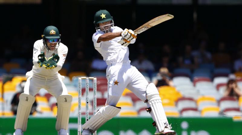 Australia were closing in on victory Sunday in the first Test against Pakistan despite some stern resistance from Babar Azam, who scored a century, and Mohammad Rizwan in Brisbane. (Photo:AP/PTI)