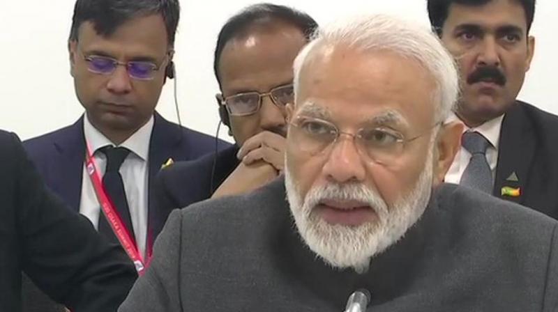 The Prime Minister is in Osaka for the G-20 Summit. (Photo: ANI | Twitter) The Prime Minister is in Osaka for the G-20 Summit. (Photo: ANI | Twitter)