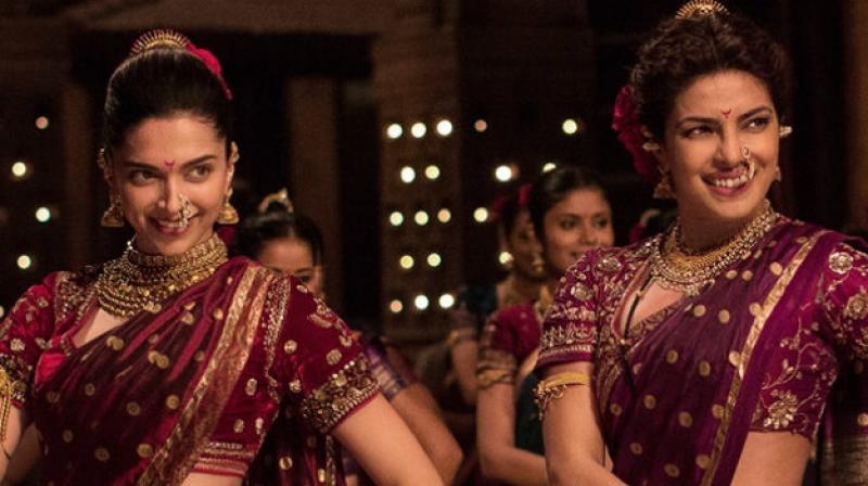 Deepika Padukone and Priyanka Chopra in a still from 'Bajirao Mastani'. Deepika Padukone and Priyanka Chopra in a still from 'Bajirao Mastani'.
