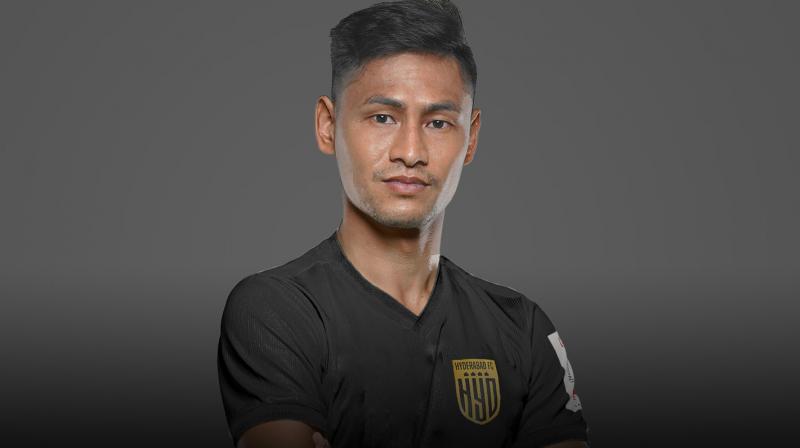 Pritam Soraisam - Defender, Hyderabad FC. (Photo: Hyderabad FC Website) Pritam Soraisam - Defender, Hyderabad FC. (Photo: Hyderabad FC Website)