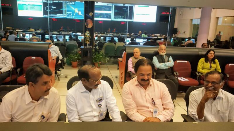 Earlier, the spacecraft's orbit was progressively increased five times between July 23 and August 6. (Photo: ISRO twitter) Earlier, the spacecraft's orbit was progressively increased five times between July 23 and August 6. (Photo: ISRO twitter)