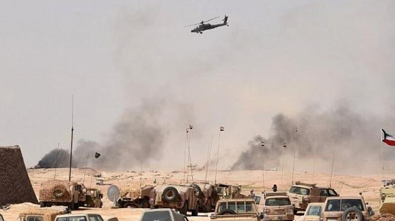 News of the crash comes as Saudi Arabia pursues a sweeping purge of the kingdom's upper ranks, with dozens of princes, ministers and a billionaire tycoon arrested as Crown Prince Mohammed bin Salman cements his hold on power. (Representational Image | AFP) News of the crash comes as Saudi Arabia pursues a sweeping purge of the kingdom's upper ranks, with dozens of princes, ministers and a billionaire tycoon arrested as Crown Prince Mohammed bin Salman cements his hold on power. (Representational Image | AFP)