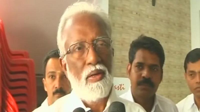Speaking to the media in Kochi, the BJP leader said, 'Social Democratic Party of India (SDPI) and Popular Front of India (PFI) activists are getting strengthened day by day with the help of Communist Party of India (Marxist). We will take this up at the national level and push Centre to interfere in the matter.' (Photo: ANI) Speaking to the media in Kochi, the BJP leader said, 'Social Democratic Party of India (SDPI) and Popular Front of India (PFI) activists are getting strengthened day by day with the help of Communist Party of India (Marxist). We will take this up at the national level and push Centre to interfere in the matter.' (Photo: ANI)