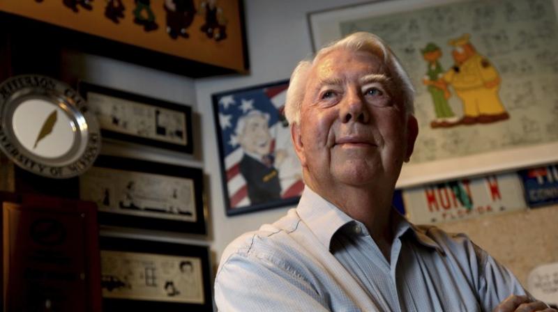 Walker died at his home in Stamford, Connecticut, said Greg Walker, his eldest son and a collaborator. His father’s advanced age was the cause of death, he said. (Photo: AP) Walker died at his home in Stamford, Connecticut, said Greg Walker, his eldest son and a collaborator. His father’s advanced age was the cause of death, he said. (Photo: AP)