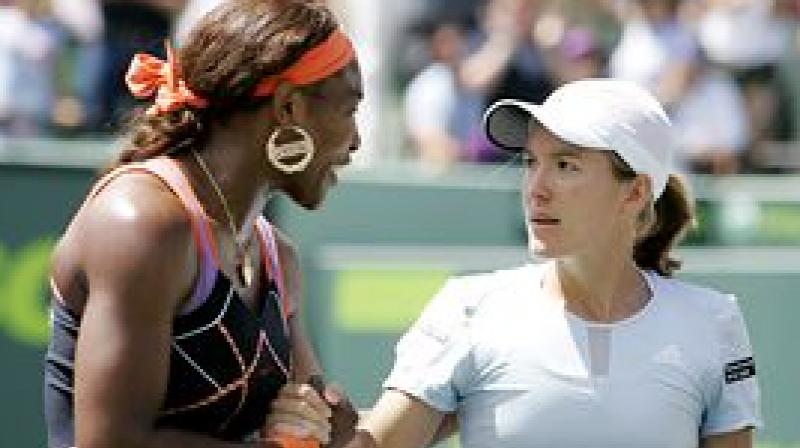 Henin had a decade of battles with Serena between 2001 and 2010, with the American edging their duels 8-6. (Photo: AP) Henin had a decade of battles with Serena between 2001 and 2010, with the American edging their duels 8-6. (Photo: AP)