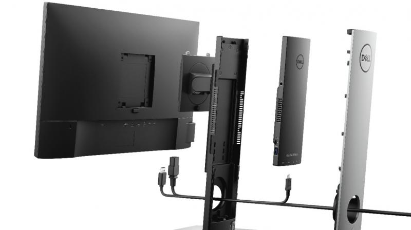 The display of the OptiPlex 7070 Ultra can be swapped out easily, to upgrade or service independently and forms the most noteworthy aspect of this new device. The display of the OptiPlex 7070 Ultra can be swapped out easily, to upgrade or service independently and forms the most noteworthy aspect of this new device.