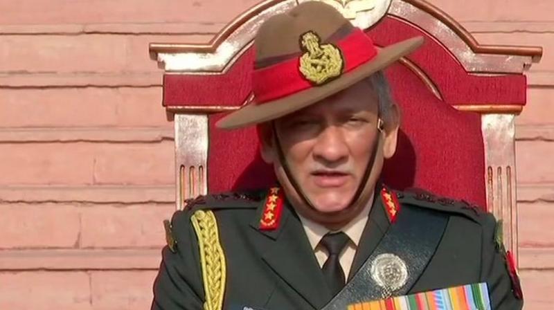 Army Chief Bipin Rawat was speaking to reporters on the sidelines of the Passing Out Parade of the 135th course at the National Defence Academy (NDA) in Pune. (Photo: ANI): Army Chief Bipin Rawat was speaking to reporters on the sidelines of the Passing Out Parade of the 135th course at the National Defence Academy (NDA) in Pune. (Photo: ANI):