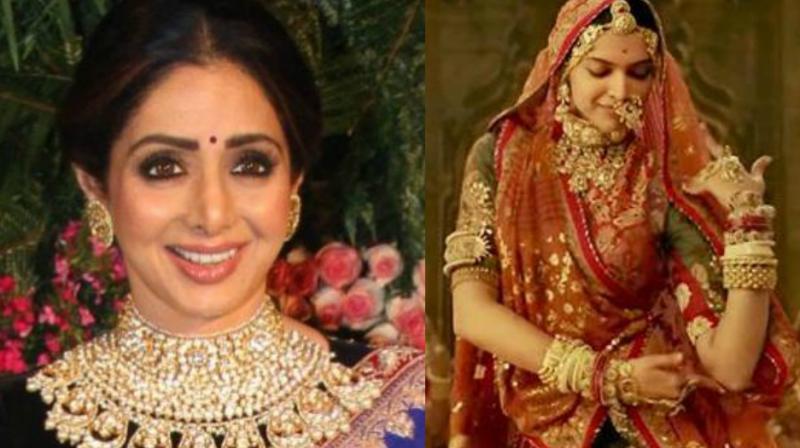Sridevi and Deepika Padukone. Sridevi and Deepika Padukone.